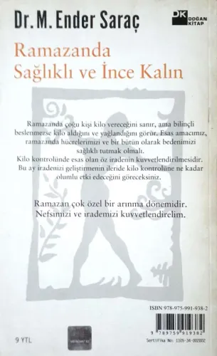 Ramazanda Sağlıklı ve İnce Kalın Dr.M.Ender Saraç Doğan Kitap