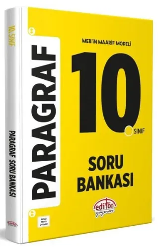 Editör Yayınevi 10. Sınıf MEB'in Maarif Modeli ile Paragraf Soru Bankası