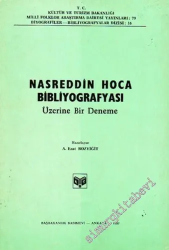 Nasreddin Hoca Bibliyografyası Üzerine Bir Deneme  -