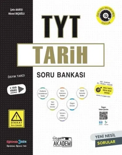 Üçgen Akademi Yayınları TYT Tarih Soru Bankası