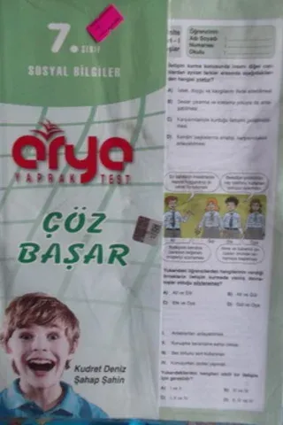 7.Sınıf Sosyal Bilgiler Çöz Başar Yaprak Test