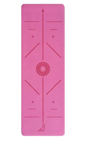 Focus Series 4.1 mm Pembe Doğal Kauçuk Kaydırmaz Yoga Matı