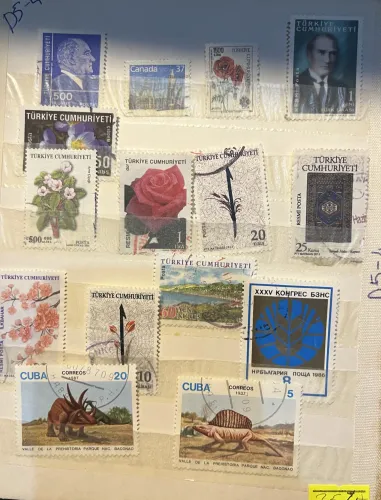 Koleksiyon Pul (15 Adet)