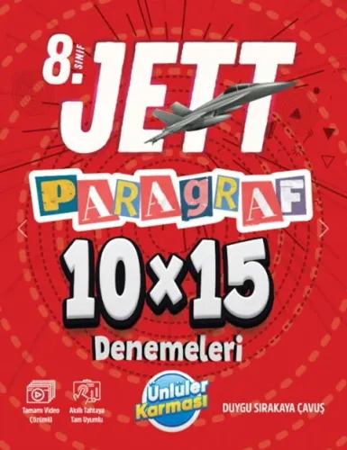 Ünlüler Karması 8.Sınıf Jett Paragraf 10x15 Deneme