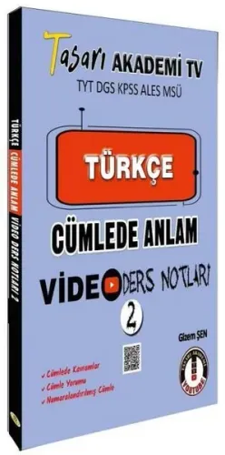 KELEPİR Tasarı Yayınları TYT DGS KPSS ALESS MSÜ Türkçe Cümlede Anlam Video Ders Notları