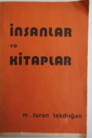 İnsanlar ve Kitaplar