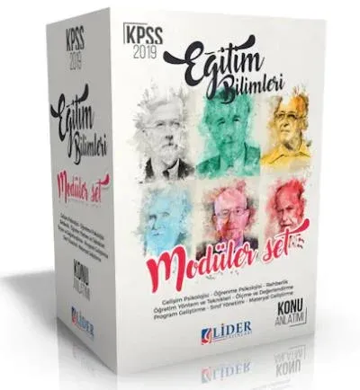 Lider KPSS Eğitim Bilimleri Konu Anlatım Modüler Set-YENİ Lider Yayınl