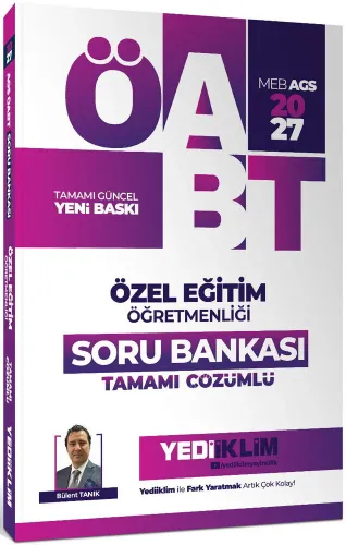 Yediiklim Yayınları 2027 MEB AGS ÖABT Özel Eğitim Öğretmenliği Tamamı 