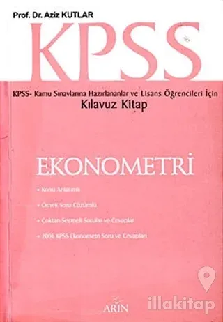 KPSS Ekonometri (Kılavuz Kitap)