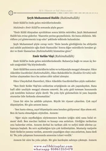 Reşahat Allah Dostlarının Menkıbeleri Mevlana Ali Bin Hüseyin Es Safi