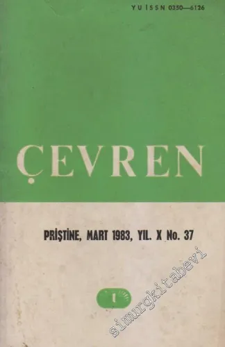 Çevren - Toplum, Bilim, Yazın ve Sanat Dergisi - Sayı: 37    Yıl: 10  Mart