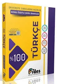 FİDES %100 ÖSYM SORU TİPLERİYLE TÜRKÇE KONU ÖZETLİ SORU
