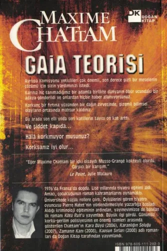 Gaia Teorisi Maxime Chattam Doğan Kitap %40 indirimli