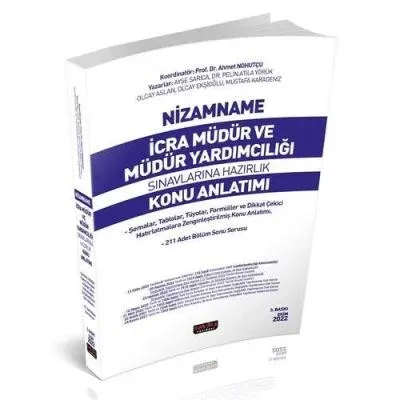 İcra Müdür ve Müdür Yardımcılığı Sınavlarına Hazırlık Konu Anlatımı