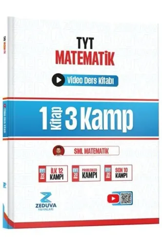 Zeduva Yayınları SML Matematik TYT Matematik 1 Kitap 3 Kamp Video Ders Kitabı