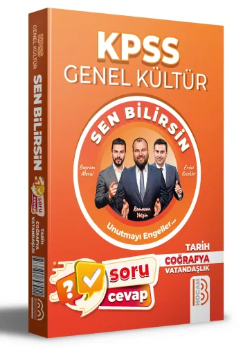 Benim Hocam Yayınları 2027 KPSS Genel Kültür Sen Bilirsin Tarih Coğrafya Vatandaşlık Soru Cevap Kitabı