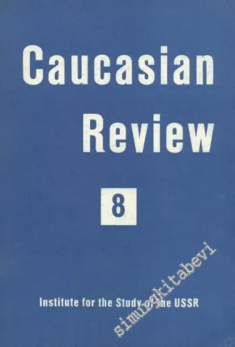Caucasian Review 8 - Sayı:8, Yıl: 1959       1959