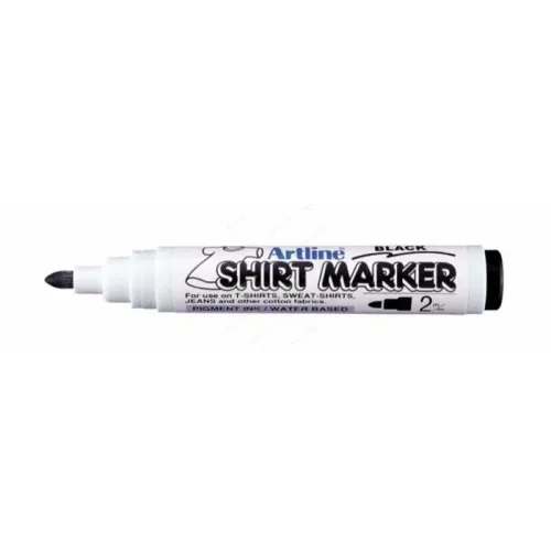 Artline Shirt Marker Tişört Markörü Uç:2,0mm Siyah
