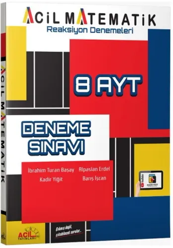 ACİL AYT REAKSİYON 8 Lİ DENEME 2027