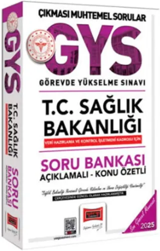Yargı Yayınları 2025 T.C Sağlık Bakanlığı Veri Hazırlama ve Kontrol İşletmeni İçin Soru Bankası