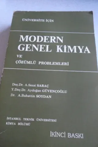 Modern Genel Kimya ve Çözümlü Problemleri