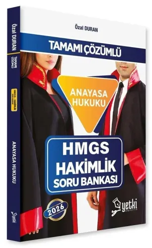 Yetki Yayınları 2026 HMGS Hakimlik Anayasa Hukuku Soru Bankası