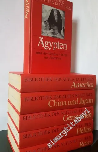Die Bibliothek der Alten Kulturen in 6 Bänden (komplett) : China und Japan Roma Ägypten Amerika (Inka Maya und Azteken) Germanien Hellas -        1983