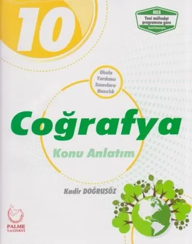 Palme Yayınları 10. Sınıf Coğrafya Konu Anlatım