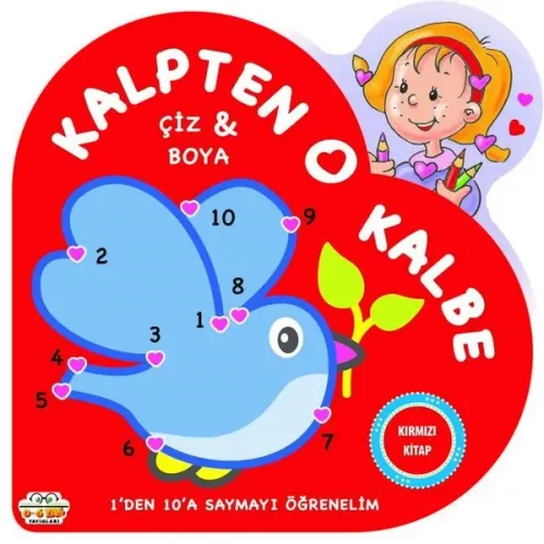 Kırmızı Kitap - Kalpten Kalbe - Çiz-Boya