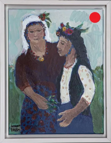 Başı Çiçekli Kadınlar
