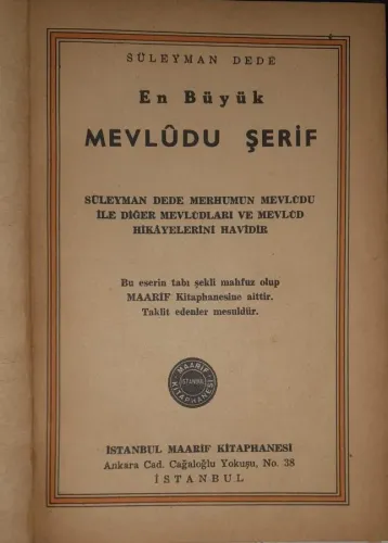 Tam Mevludu Şerif