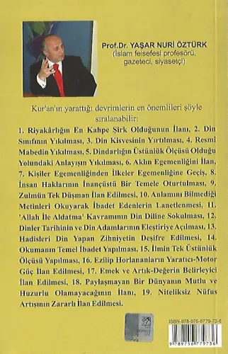 Kur'an'ın Yarattığı Devrimler Yaşar Nuri Öztürk Yeni Boyut %50 indirim