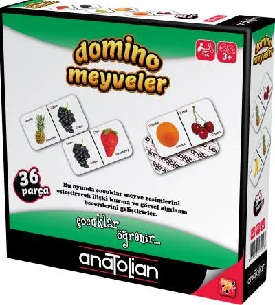 Domino Meyveler 36 Parça +3 Yaş