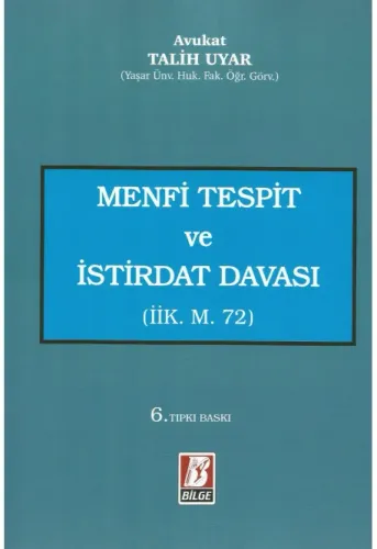 Menfi Tespit ve İstirdat Davası