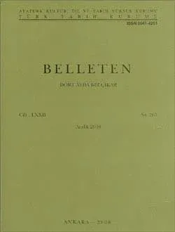 Belleten 265. Sayı