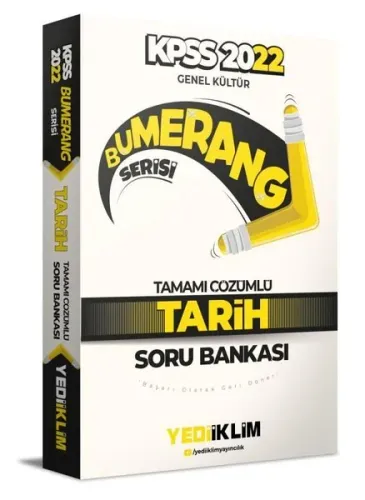 2022 KPSS Genel Kültür Bumerang Tarih Tamamı Çözümlü Soru Bankası