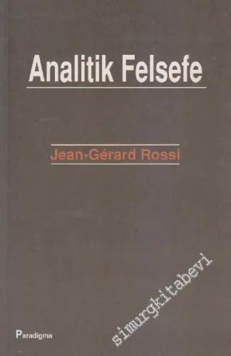 Analitik Felsefe -        2001
