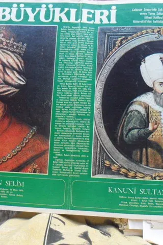 Hayat Dergisi Posteri ( Türk Büyükleri )
