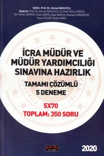 İcra Müdür ve Müdür Yardımcılığı Sınavına Hazırlık