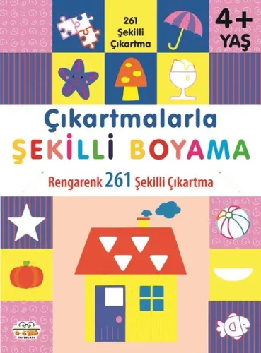 Çıkartmalarla Şekilli Boyama 4 Yaş Üstü