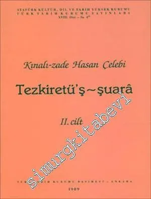 Tezkiretü'ş - Şuara 2 Cilt TAKIM -        1981