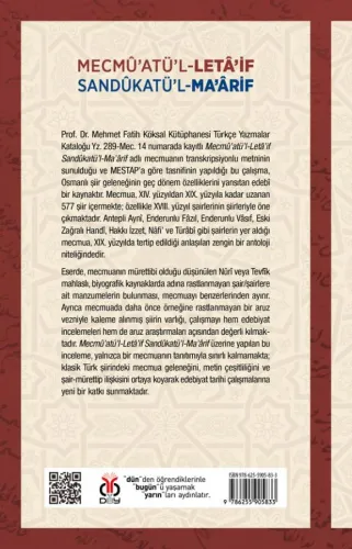 Mecmû’atü’l-Letâ’if Sandûkatü’l-Ma’ârif Kadriye Hocaoğlu Alagöz Mecmû’atü’l-Letâ’if Sandûkatü’l-Ma’ârif Kadriye Hocaoğlu Alagöz