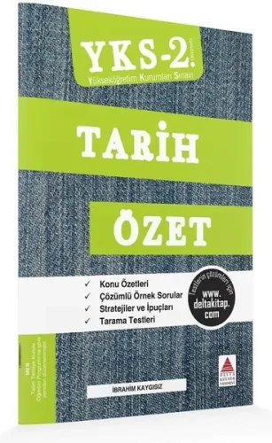 Delta Kültür AYT Tarih Özet