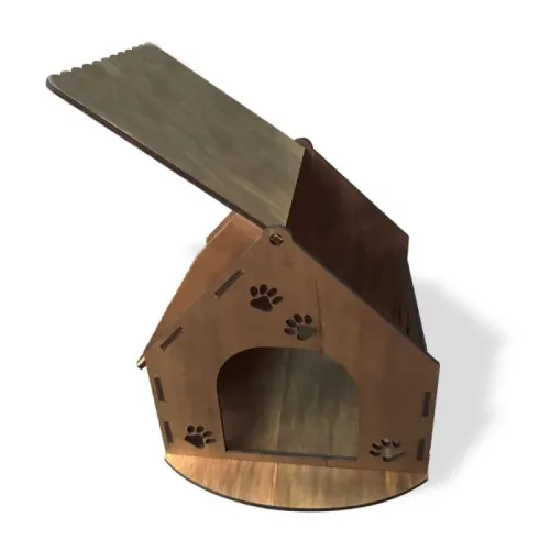 Ahşap Kedi Evi - Halkkitabevi Ahşap Kedi Evi - Halkkitabevi