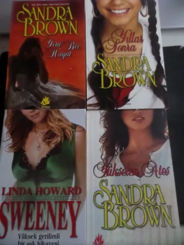 Sandra Brown Cep Boy Kitapları / 4 Adet Lisa Gardner