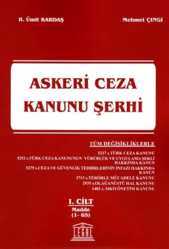 Askeri Ceza Kanunu Şerhi Cilt 1