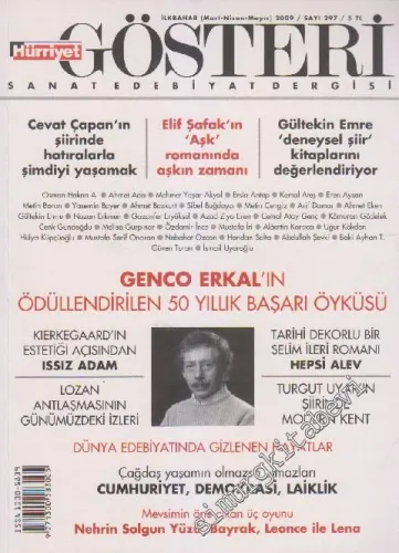Hürriyet Gösteri Sanat Edebiyat Dergisi - Sayı: 297      Mart - Nisan - Mayıs