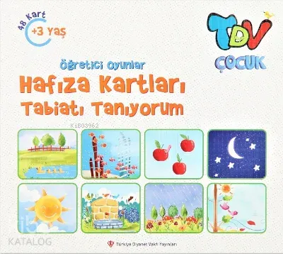 Öğretici Oyunlar Hafıza Kartları - Hayvanları Öğreniyorum 48 Kart