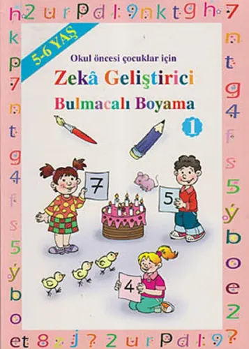 Zekâ Geliştirici Bulmacalı Boyama  (5+ Yaş); Okul Öncesi