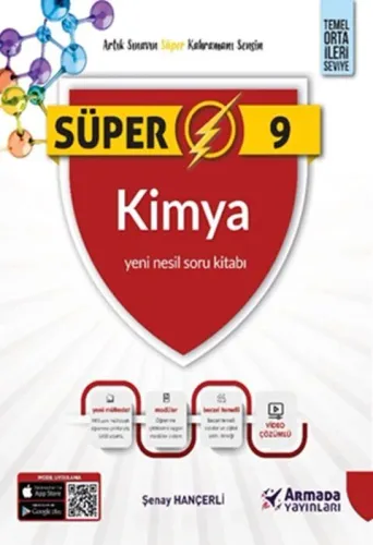 Armada Yayınları 9. Sınıf Kimya Süper Yeni Nesil Soru Kitabı